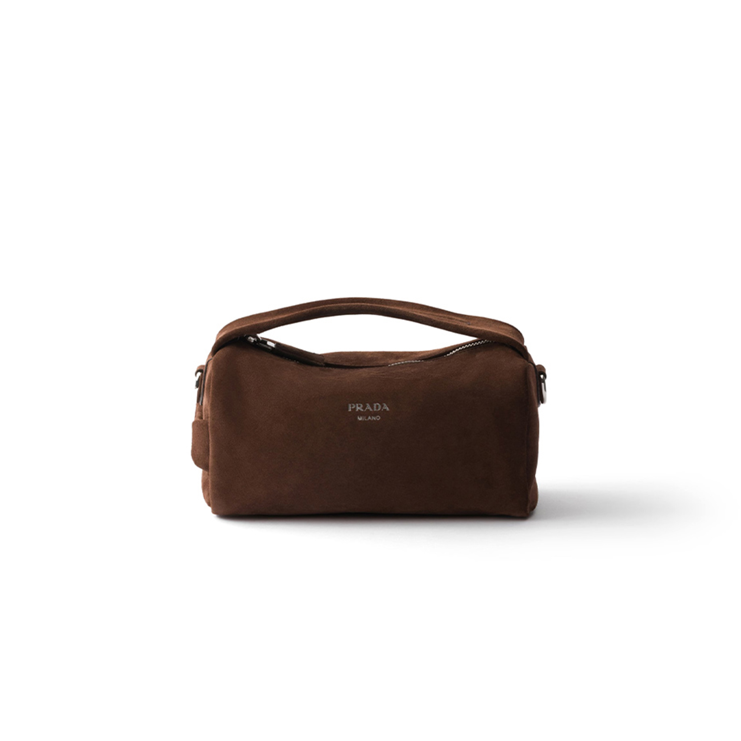 PRADA SUEDE LEATHER SHOULDER BAG 2VH188 (24*11*11cm)